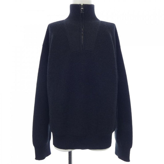 Louis Vuitton Signature Wool Half-zip Sweater Hmn10wzll Knit