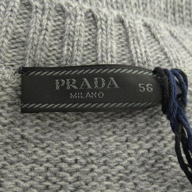 Prada Wool And Cashmere Crew Neck Sweater Umb223 S211 1YMW Knit