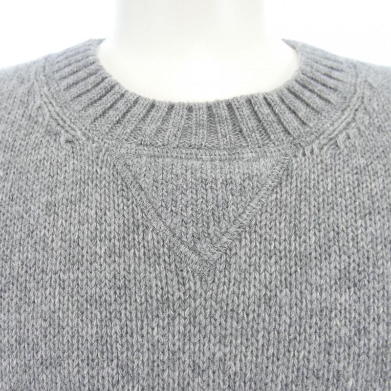Prada Wool And Cashmere Crew Neck Sweater Umb223 S211 1YMW Knit
