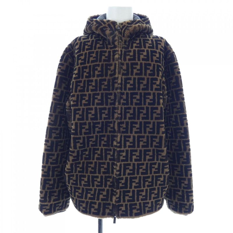 Fendi Fm0118 A7VO F0gge Mouton Jacket