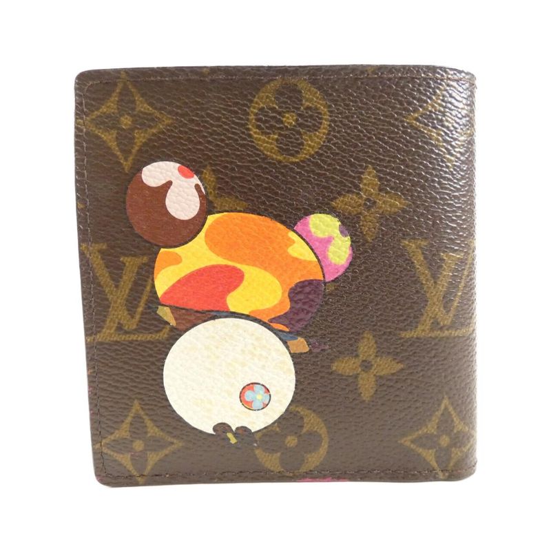 Louis Vuitton Monogram Porte Vieux Carte Cles Di Monet M61666 Wallet