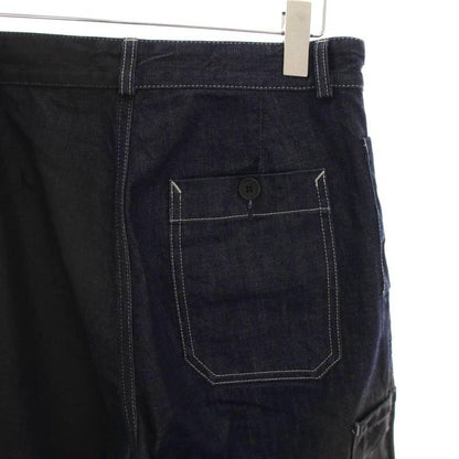 Bottega Veneta Denim Pants Jeans Patchwork 38 Navy Blue Navy YM