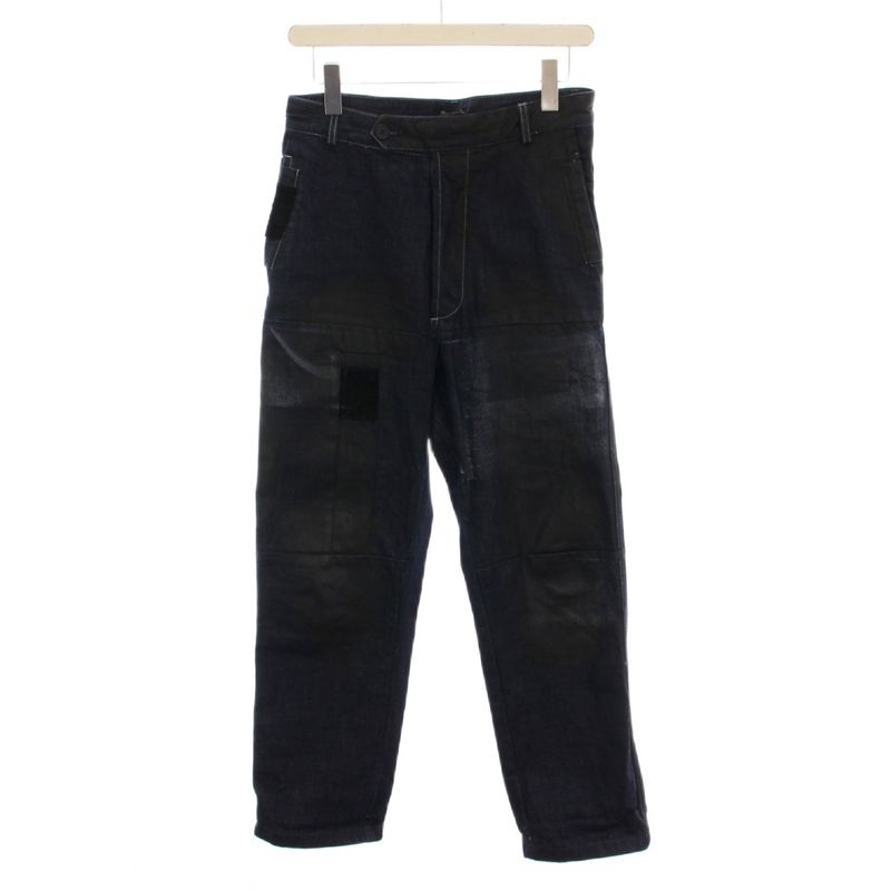 Bottega Veneta Denim Pants Jeans Patchwork 38 Navy Blue Navy YM