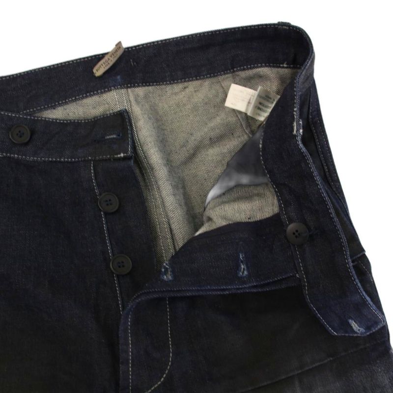 Bottega Veneta Denim Pants Jeans Patchwork 38 Navy Blue Navy YM