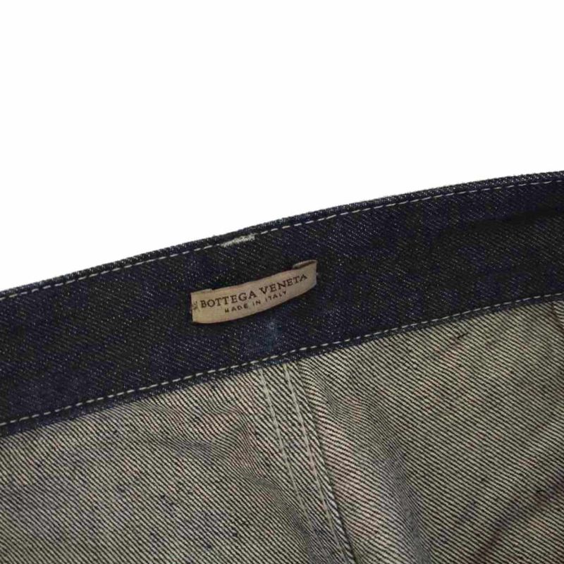 Bottega Veneta Denim Pants Jeans Patchwork 38 Navy Blue Navy YM