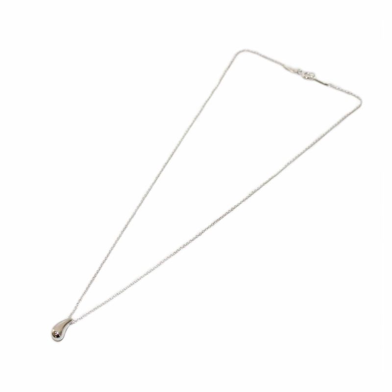 Tiffany & Co Tiffany & CO Teardrop Necklace Pendant 925 Silver KH - OH