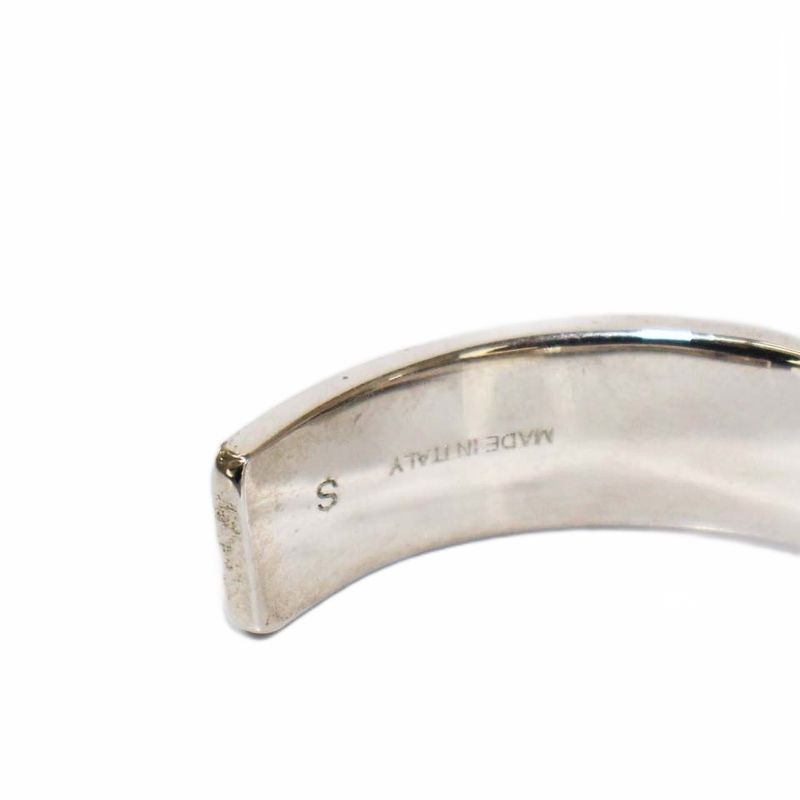 Celine Knot Flat Bangle S Size Bracelet Silver Color KH - OH