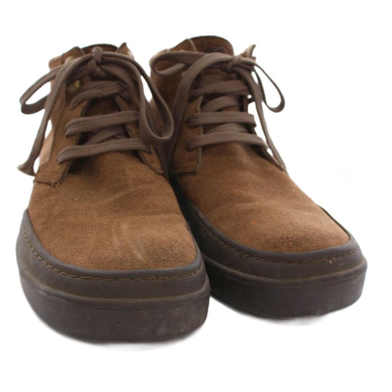 Louis Vuitton Chukka Boots Short Suede 7.5 Brown YM