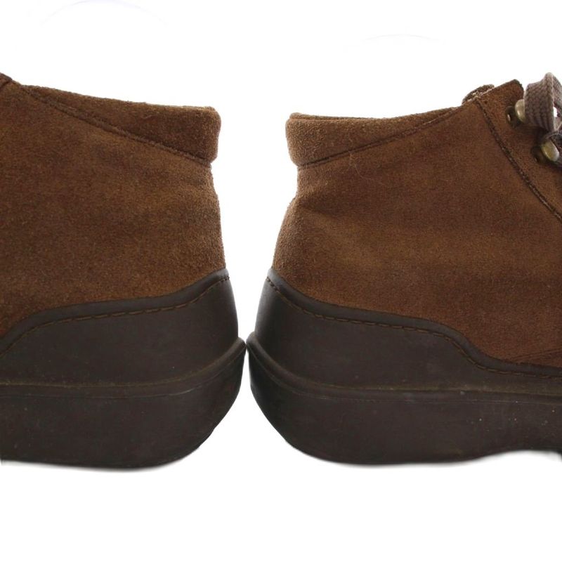 Louis Vuitton Chukka Boots Short Suede 7.5 Brown YM