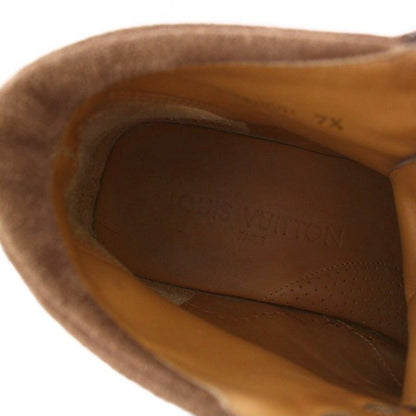 Louis Vuitton Chukka Boots Short Suede 7.5 Brown YM