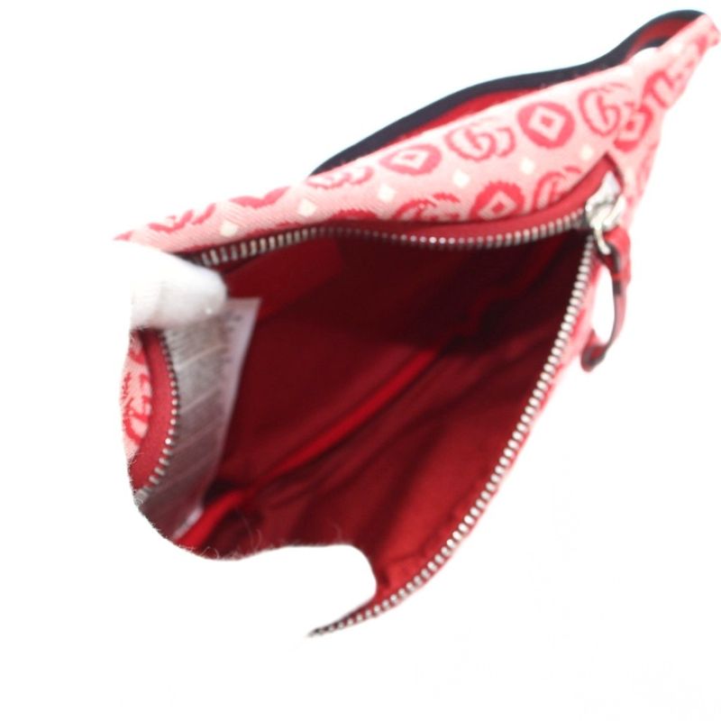 Gucci Childrens Waist Bag Body Bag Interlocking G Canvas Red 502095 YT - OH