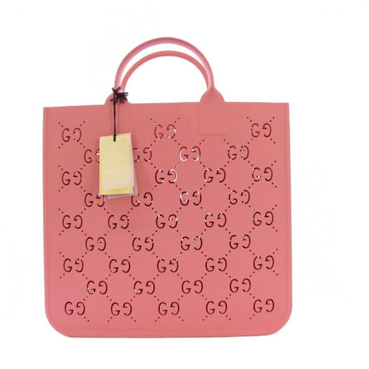 Gucci Childrens GG Rubber Tote Handbag Pink 679365 KH - OH