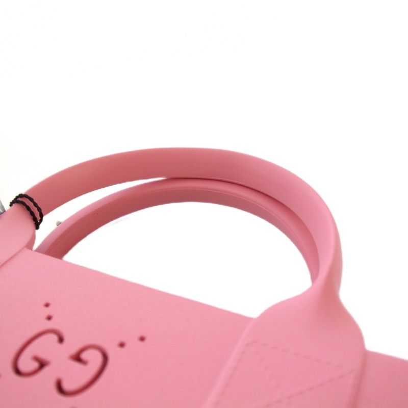 Gucci Childrens GG Rubber Tote Handbag Pink 679365 KH - OH