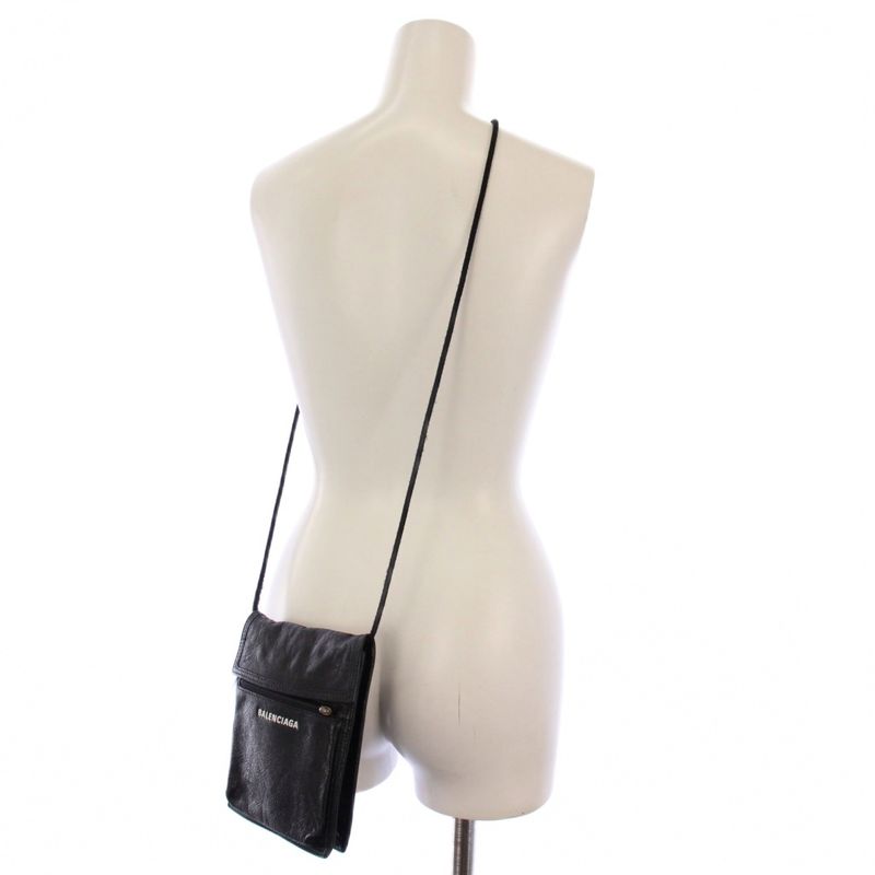 Balenciaga Explorer Pouch With Strap Small Shoulder Bag Black 532298 KH - OH