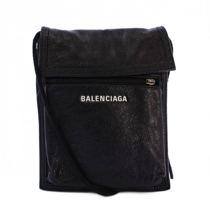 Balenciaga Explorer Pouch With Strap Small Shoulder Bag Black 532298 KH - OH