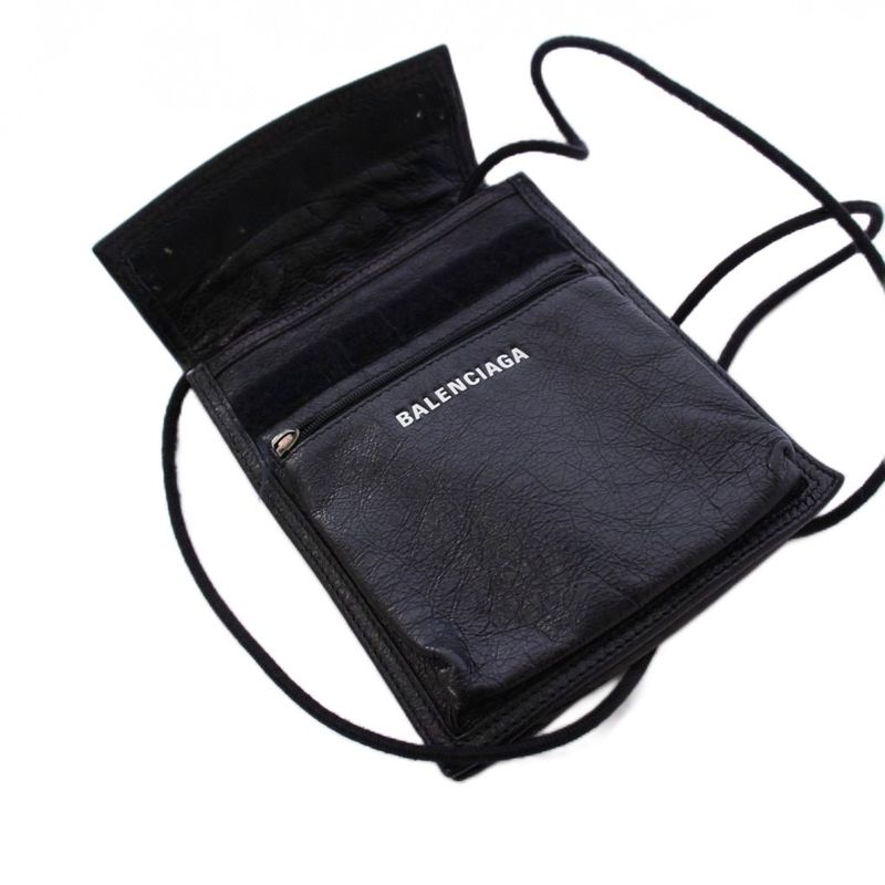 Balenciaga Explorer Pouch With Strap Small Shoulder Bag Black 532298 KH - OH