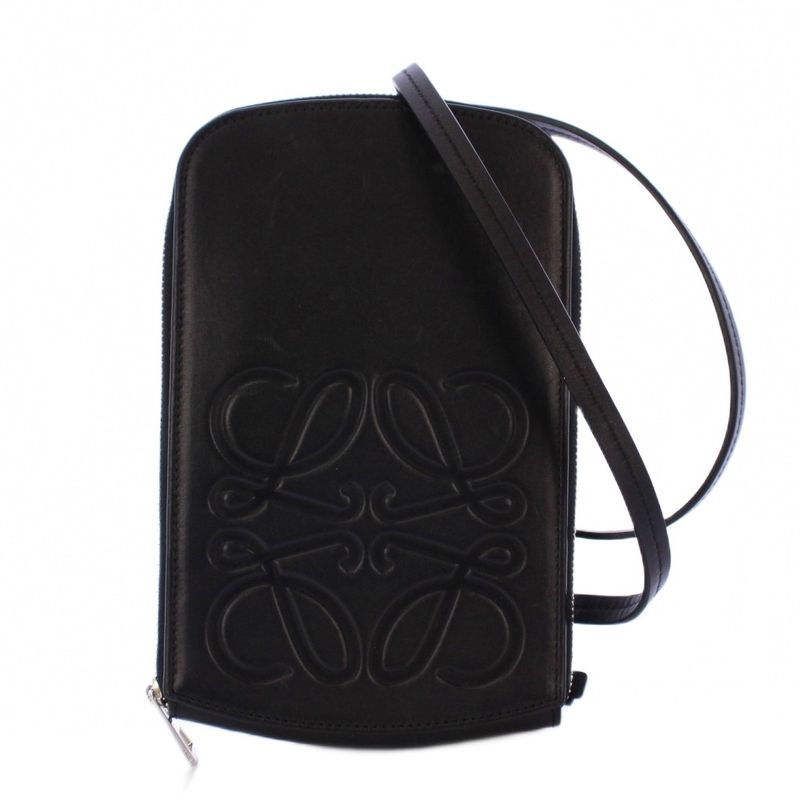 Loewe Multi Functional Case Shoulder Bag Leather Black C500r47x01 KH - OH