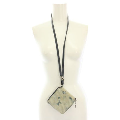 Louis Vuitton Zippy Compact Wallet Fold Change Purse Round Zip Canvas Monogram