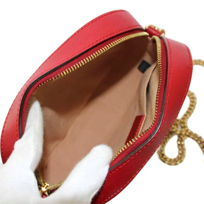 Gucci GG Blooms Supreme Chain Shoulder Bag Beige Red 546313 KH - OH