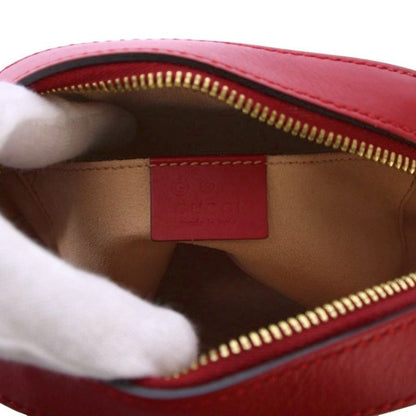 Gucci GG Blooms Supreme Chain Shoulder Bag Beige Red 546313 KH - OH