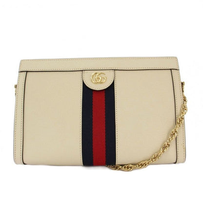 Gucci Ophidia Shoulder Bag Clutch Bag Chain White 719883 KH - OH