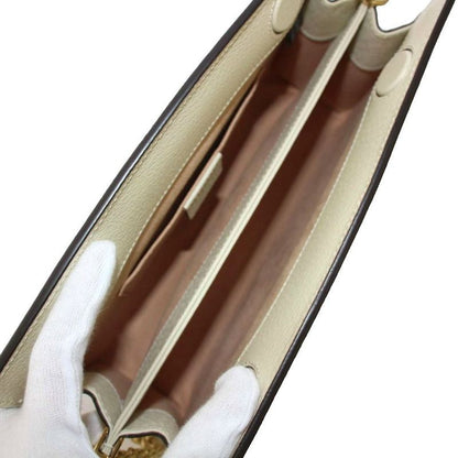 Gucci Ophidia Shoulder Bag Clutch Bag Chain White 719883 KH - OH