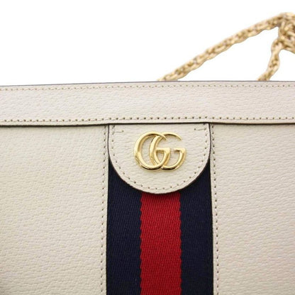 Gucci Ophidia Shoulder Bag Clutch Bag Chain White 719883 KH - OH