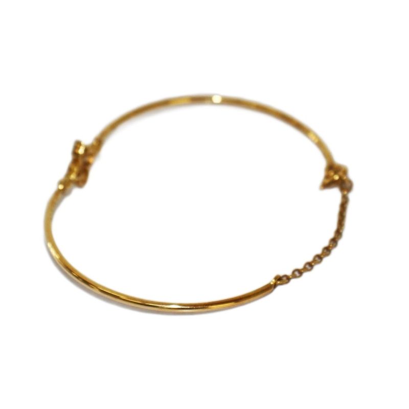 Cartier Hindu Bracelet With Diamonds 18K Yellow Gold KH - OH