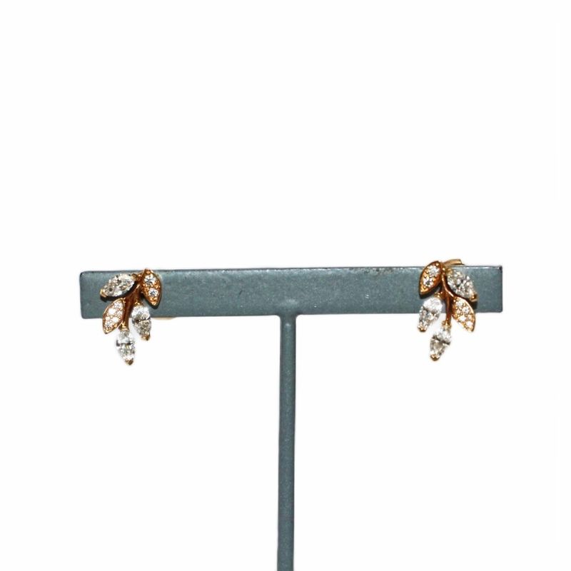 Tiffany & Co Tiffany & CO Victoria Blanche Earrings In Rose Gold With Diamonds