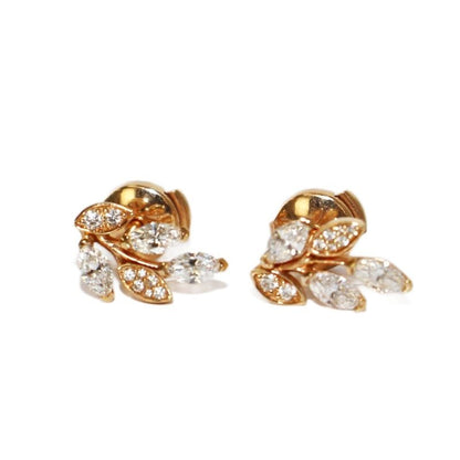 Tiffany & Co Tiffany & CO Victoria Blanche Earrings In Rose Gold With Diamonds