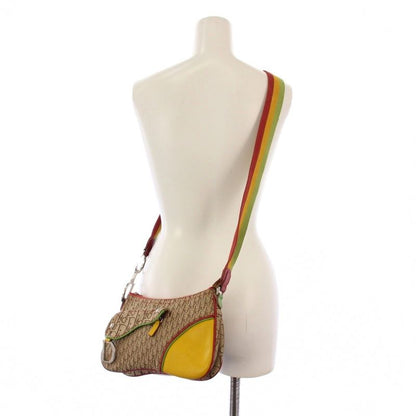 Christian DIOR Saddle Bag Trotter Shoulder Bag Beige 08ru0034 KH - OH