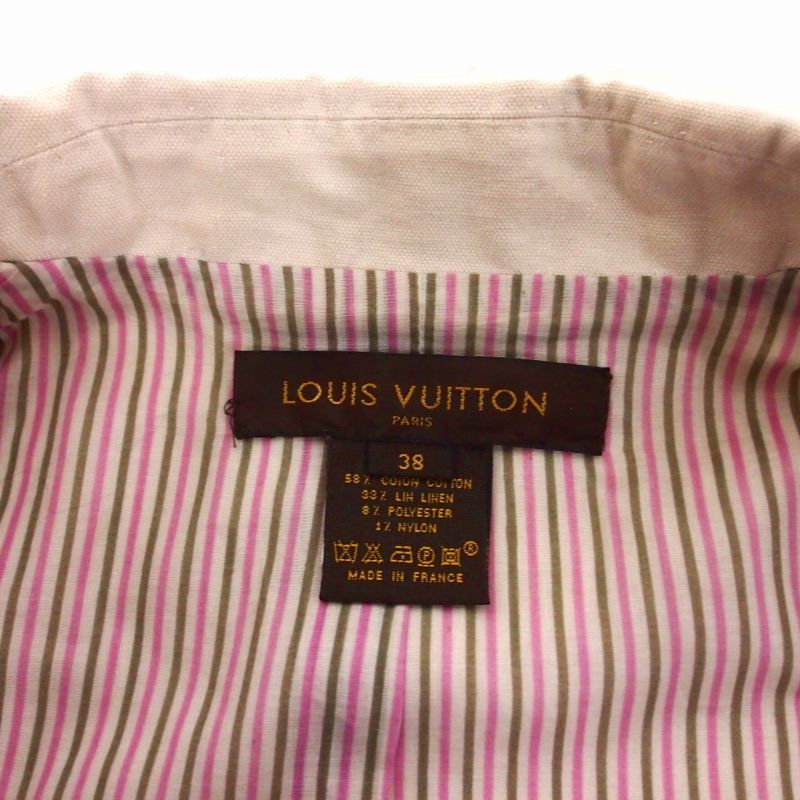 Louis Vuitton Jacket Bleather Jacket 38 White