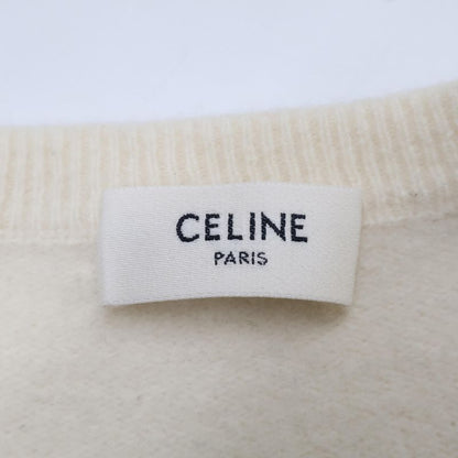 Celine2a11v402p Wool X Cashmere Logo Scuff Tic Sweater /