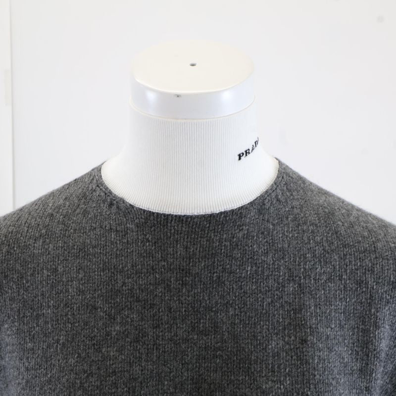 Prada /authentic/22 Years Old P26472 Cashmere X Wool High Neck Knit