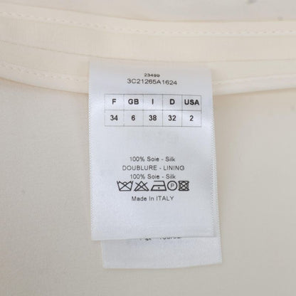 Christian DIOR   3c21265a1624 100% Silk Peaked