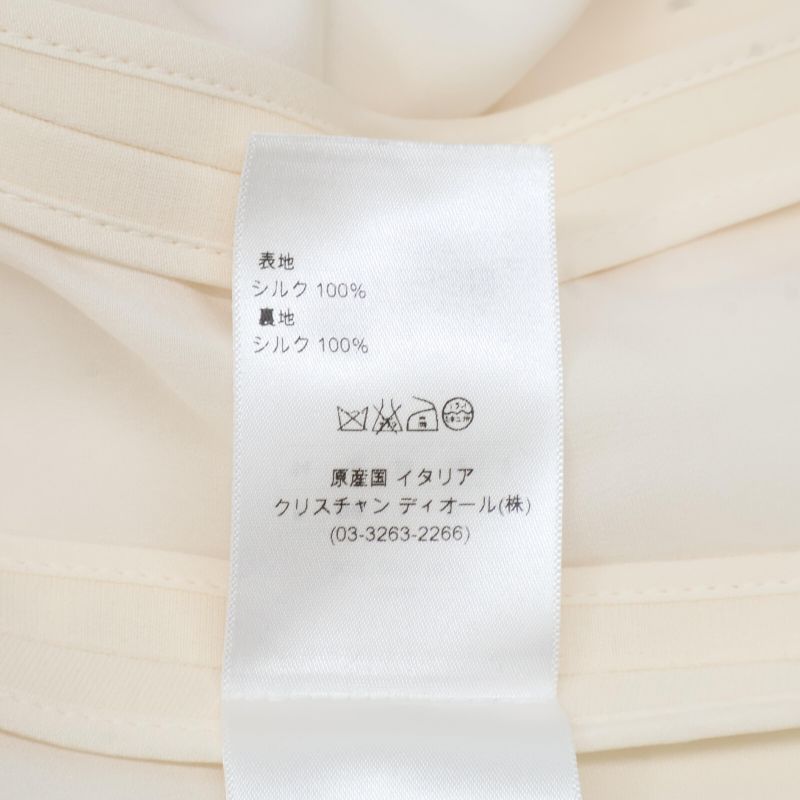 Christian DIOR   3c21265a1624 100% Silk Peaked