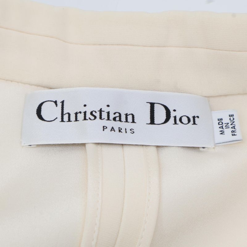 Christian DIOR   3c21265a1624 100% Silk Peaked