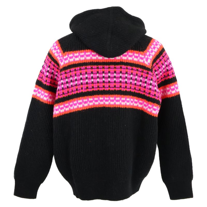 Celine  /22 2ac23579s Ski Jacquard Hoodie-knit Sweater/ XS