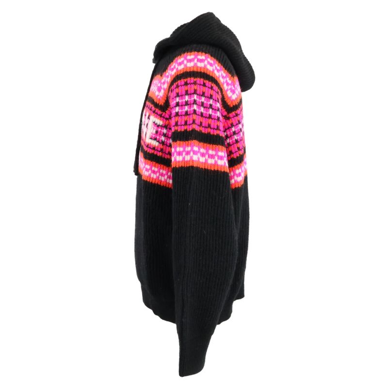 Celine  /22 2ac23579s Ski Jacquard Hoodie-knit Sweater/ XS