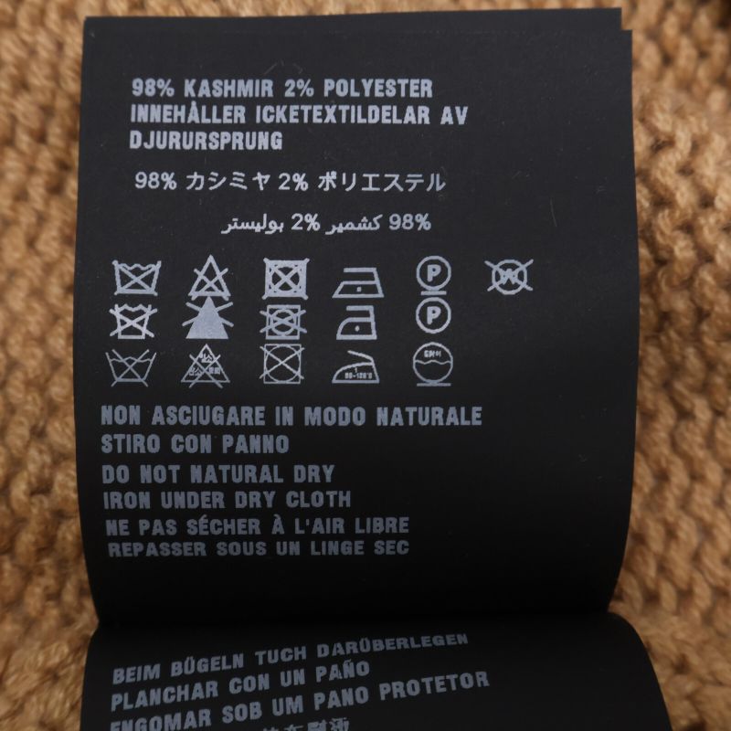 PradaP25g51 S191 Cashmere Logo Design Knit 40