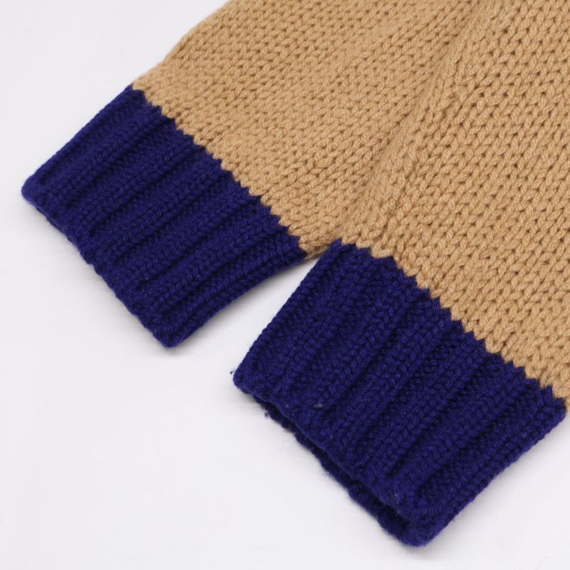 PradaP25g51 S191 Cashmere Logo Design Knit 40