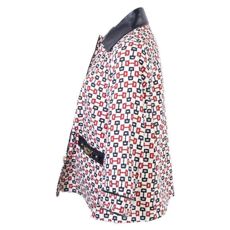 Gucci   609627 Horsebit Print Leather Color 36