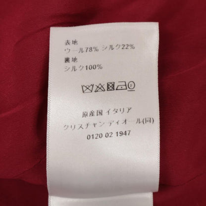 Christian DIOR Beautiful  Authentic 541r08a175 Wool Silk Midi Bleather