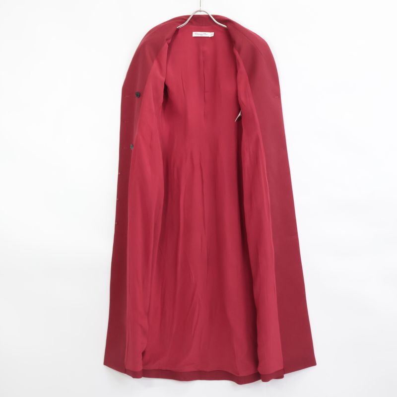 Christian DIOR Beautiful  Authentic 541r08a175 Wool Silk Midi Bleather