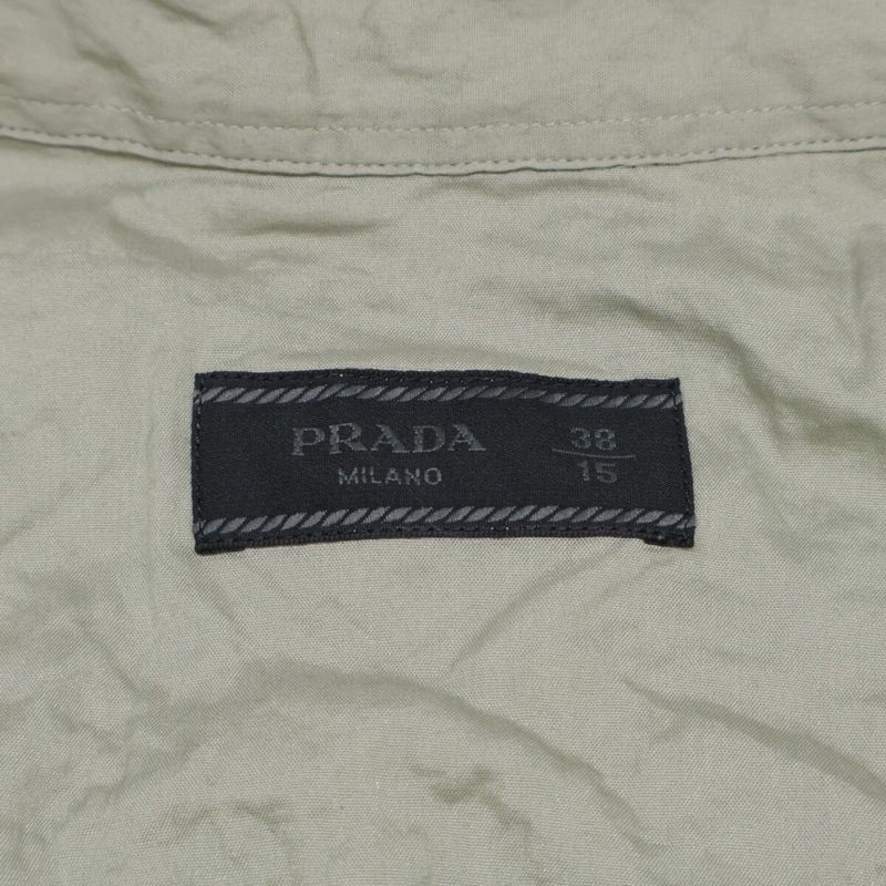 Prada 24SS Stretch Cotton Shirt 38