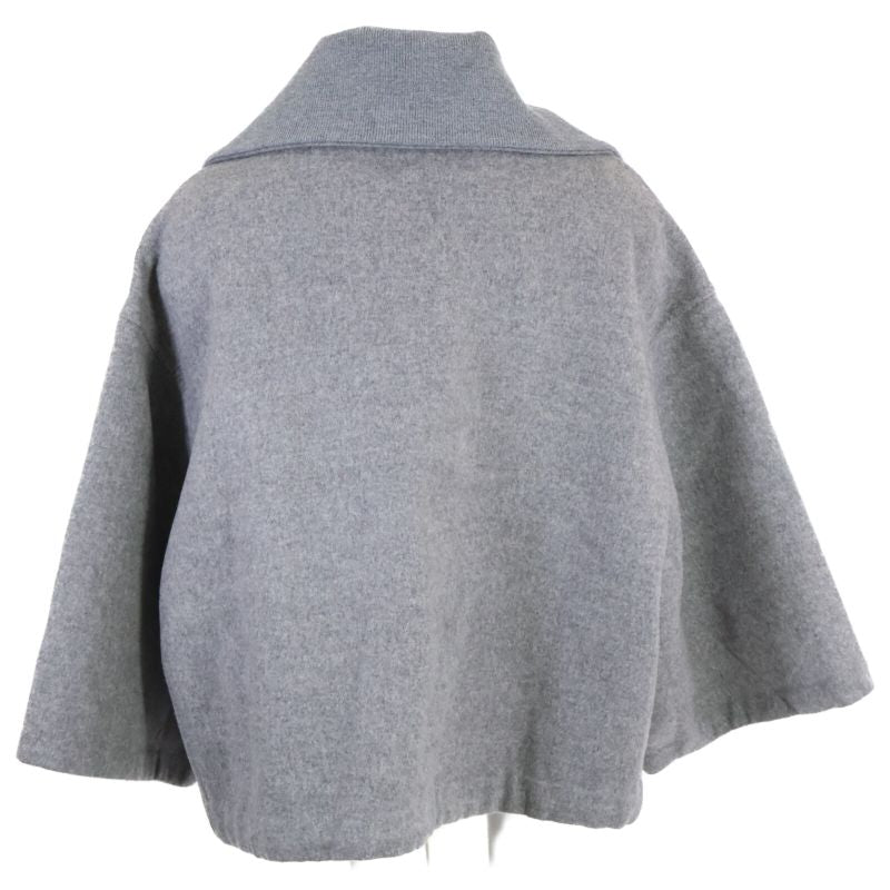Celine 100% Cashmere Triomphe Hardware Half-zip Pullover 34