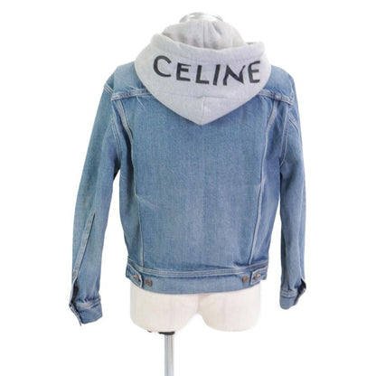 Celine  Official 2q472930f Union Wash Trucker Jacket Denim XS