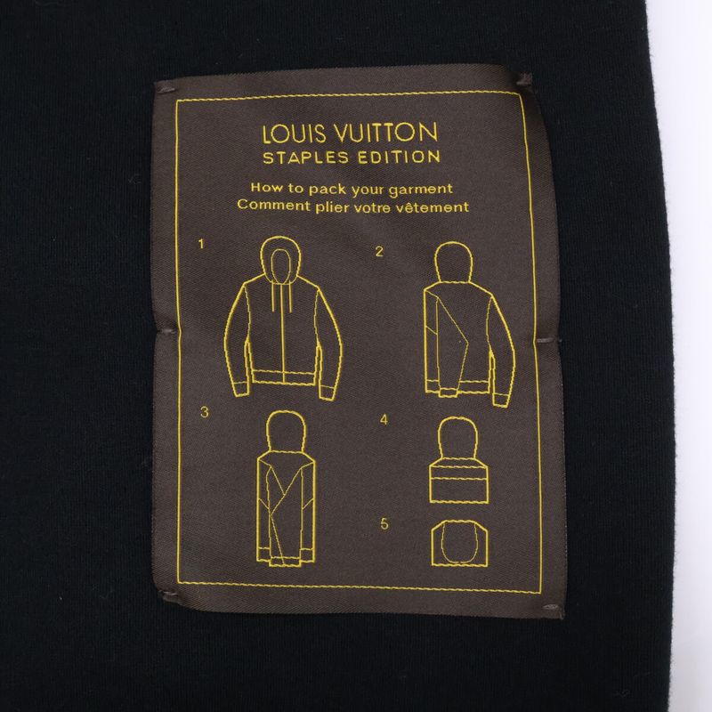 Louis Vuitton  Authentic 1a7xem Staples Edition Double Face Travel Zip
