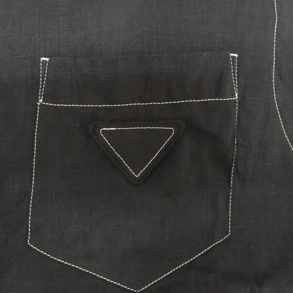 Prada Beautiful 25 Years Ucn441 Front Button Long Sleeve Shirt S