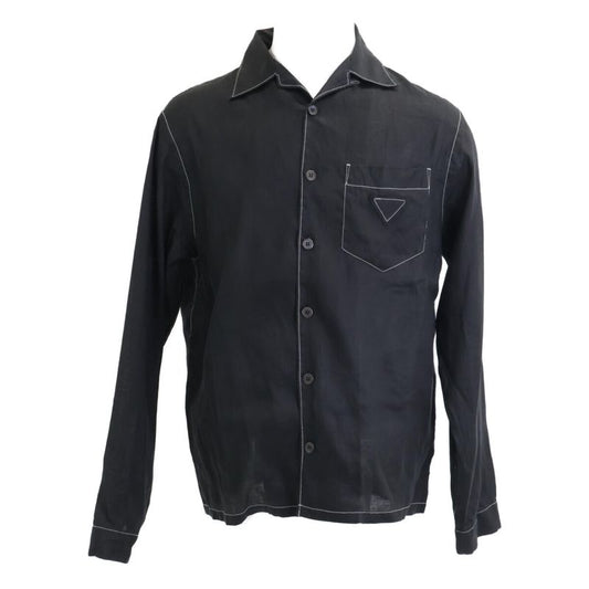 Prada Beautiful 25 Years Ucn441 Front Button Long Sleeve Shirt S